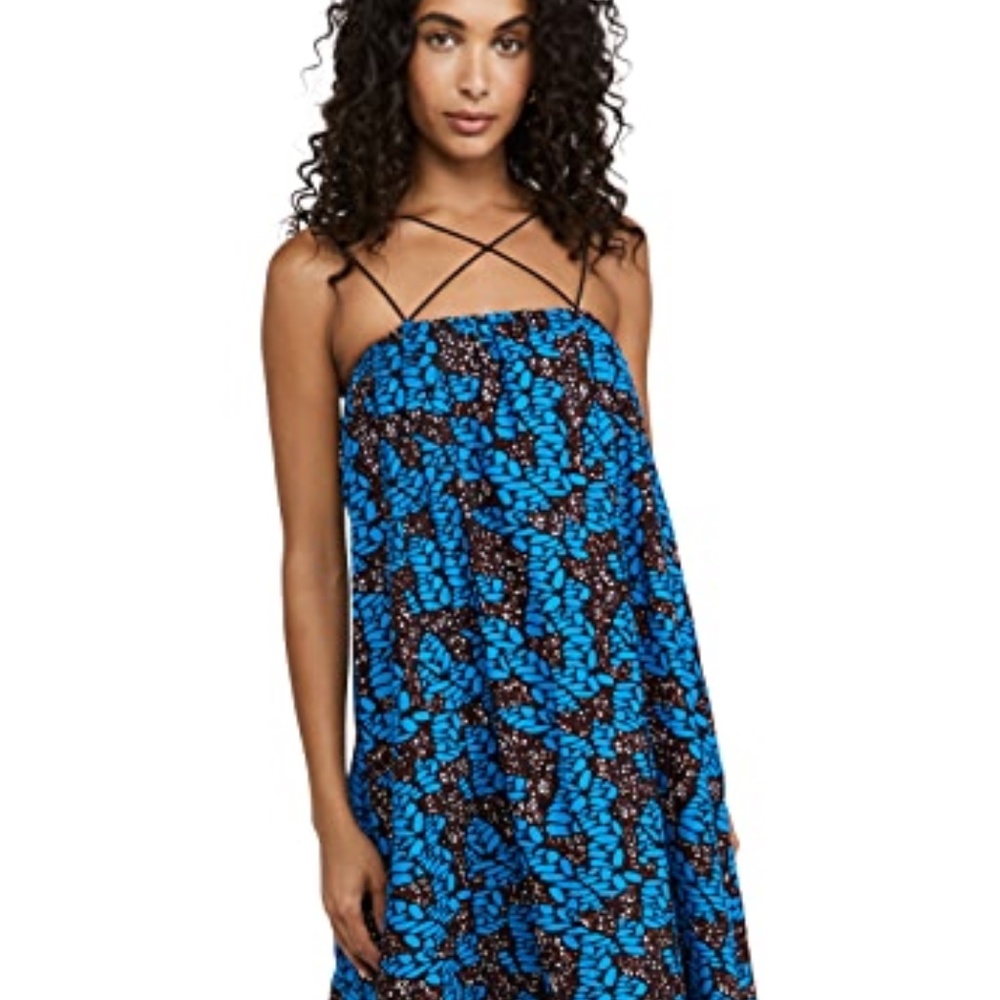 New With Tags Mangishi Doll Designer African Maxi Dress